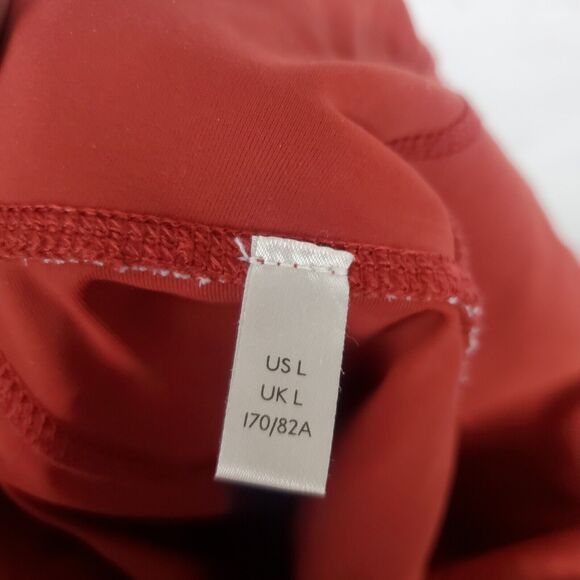 Free People Movement Legging Size L High Rise Deep Side Pockets Ankle Cutouts - Picture 13 of 16